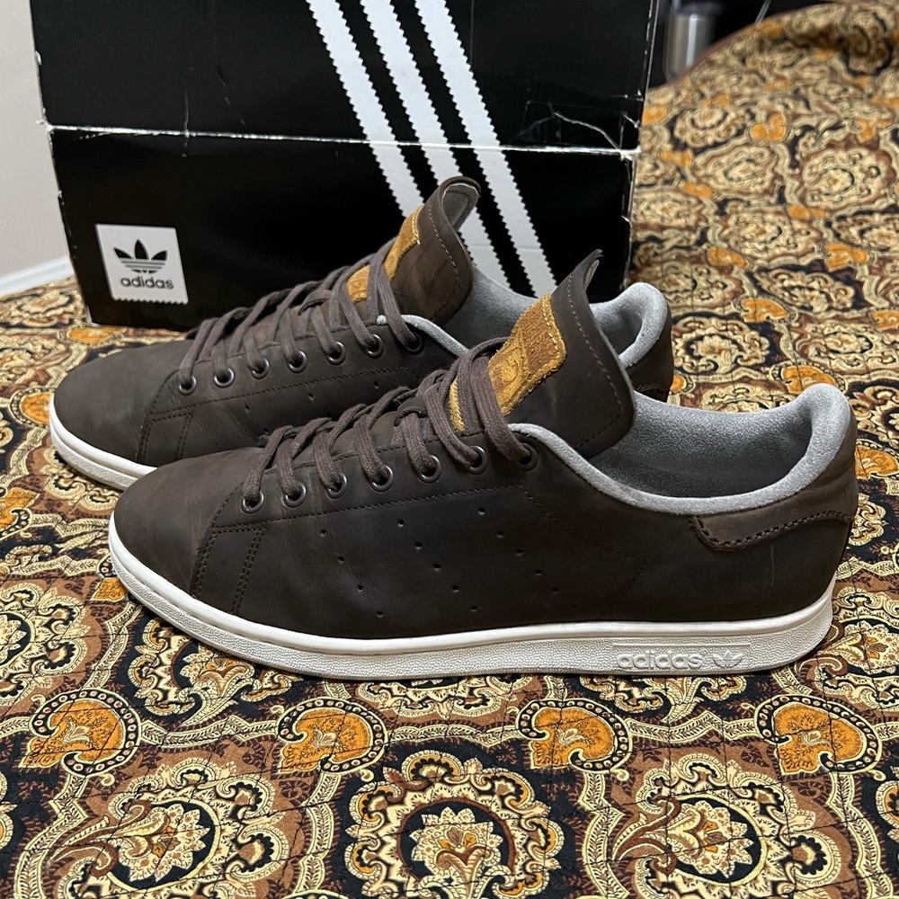 Adidas Stan Smith Brown Leather Sneakers